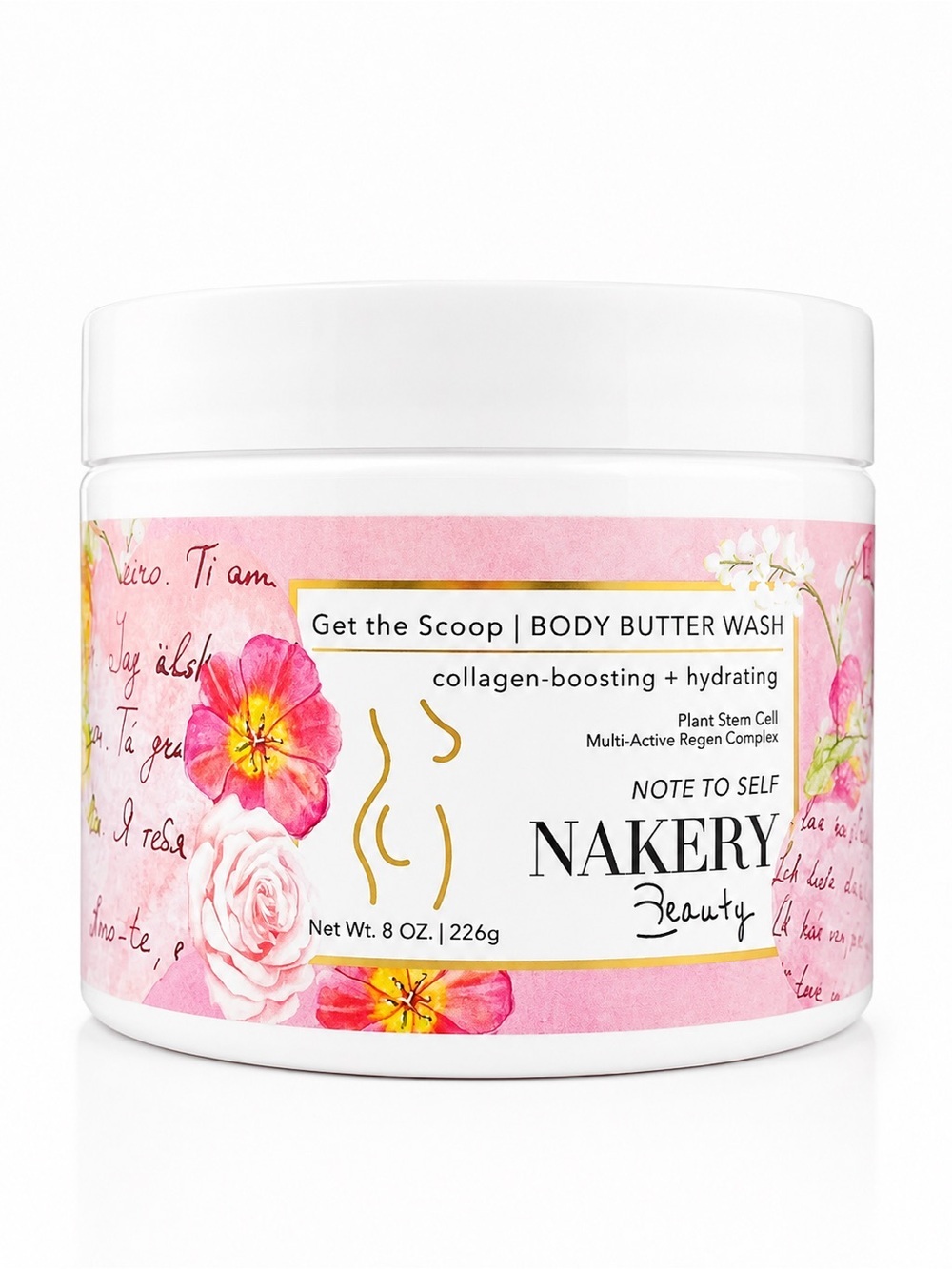 Nakery Note to Self Get the Scoop Body Butter Wash Collagen-Boosting Hydrating